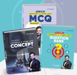 CA Inter Law Main & Question Books With MCQ By CS Arjun Chhabra for May 26 Exam