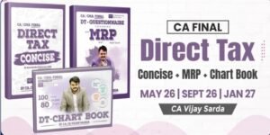 CA Final Direct Tax Books Set By CA Vijay Sarda For May 26 Exam