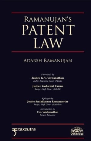 Commentary on Patent Law By Adarsh Ramanujan 1st Edition Nov 2024