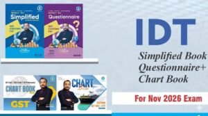 CA Final IDT Books Set with charts By CA Vishal Bhattad For Nov 26 Exam