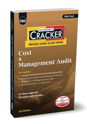 Taxmann Cost & Management Audit Cracker By CA Tarun Agarwal, Leena Lalit Parakh Dec 26 & June 27 Exam