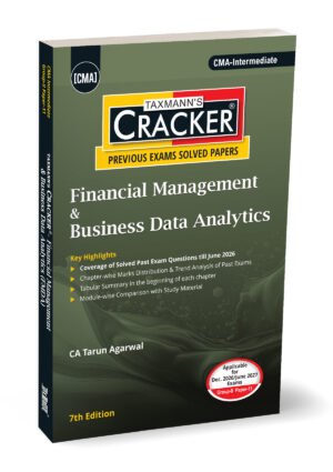 Taxmann CMA Inter FM & BDA Cracker By CA Tarun Agarwal Dec 26 & June 27 Exam
