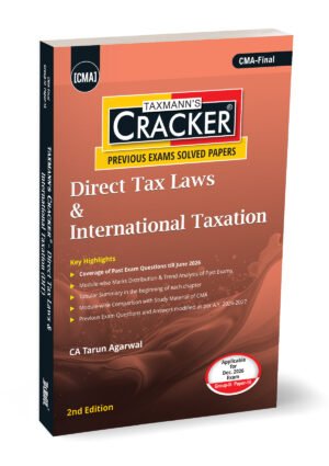 Taxmann CMA Final Direct Tax Laws and International Taxation CRACKER By CA Tarun Agarwal Dec 26