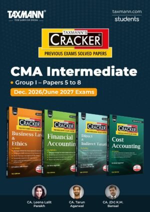 Taxmann CMA Inter Group 1 - BLE, FA, DT & IDT and CA Crackers For Dec 26 & June 27 Exam