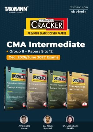 Taxmann CMA Inter Group 2 - OMSM, CAA, FMDA, and MA Crackers Dec 26 & June 27 Exam