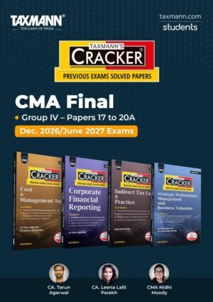 Taxmann CMA Final Group 4 - CMAD, CFR, ITLP and SPMBV Crackers Dec 26 & June 27 Exam