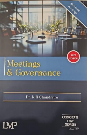LMP Meeting & Governance By K R Chandratre 1st Edition January 2026
