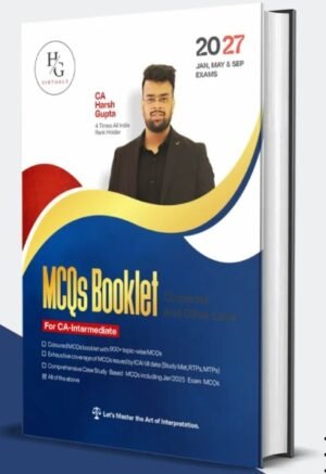 CA Inter Law MCQ Book By CA Harsh Gupta for May /Sep 26 and Jan 27 Exam