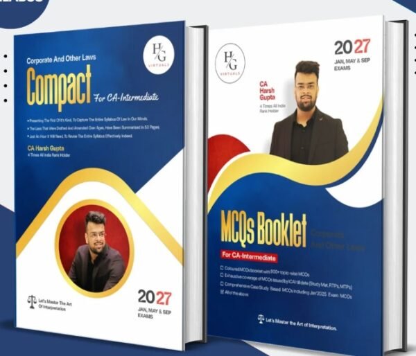 CA Inter Law Compact & MCQ Harsh Gupta Sep 26 & Jan 27