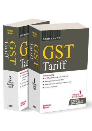 Taxmann GST Tariff (Set of 2 volumes) 26th Edition June 2026