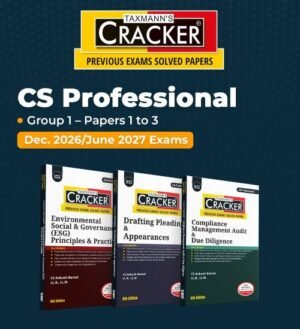 CS Professional Group 1 Cracker's Papers 1 to 3 By Ankush Bansal Dec 26 & June 27