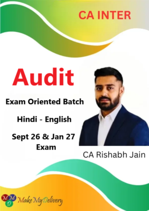 CA Inter Audit Exam Oriented by CA Rishabh Jain Sept 26 & Jan 27