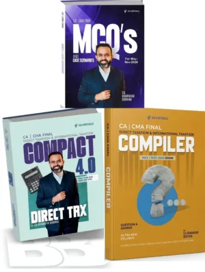 CA Final DT Compact, Compiler & MCQ Books By CA Bhanwar Borana Nov 26 Exam