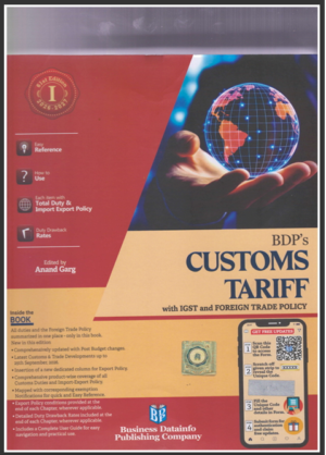 BDP Customs Tariff with IGST and FTP By Anand Garg 61th Edition October 2026