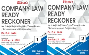Bharat Company Law Ready Reckoner By Dr. D.K. Jain 28th Edition Feb 2026