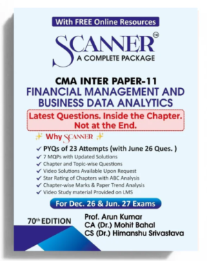Shuchita Solved Scanner CMA Inter Paper 11 FMBDA Dec 26 & June 27