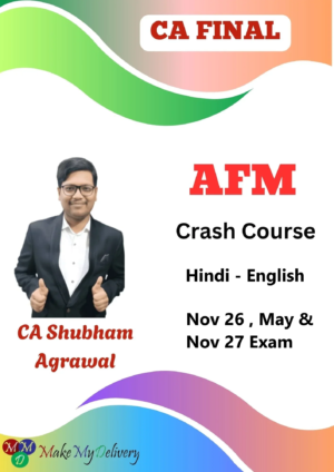 CA Final AFM Crash Course By CA Shubham Agarwal Nov 26 ,May & Nov 27