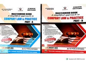 CS Executive Company Law & Practice (Part A & B) By Anoop Jain Dec 26