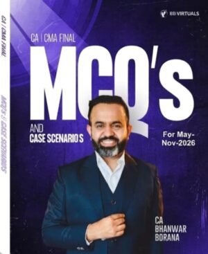 CA Final Direct Tax MCQ Book By CA Bhanwar Borana Nov 26 Exam