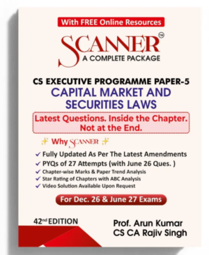 Shuchita Solved Scanner CS Executive Paper 5 Capital Market and Securities Law Dec 26 & June 27