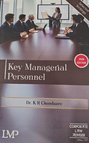 LMP Key Managerial Personnel by Dr. K R Chandratre 1st Edition April 2026