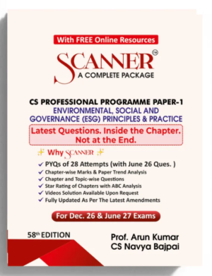 Shuchita Scanner CS Professional Paper 1 Environmental, Social and Governance-Principle and Practice by CS Navya Bajpai Dec 26 & June 27