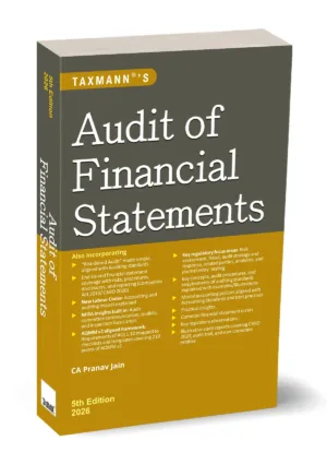 Taxmann Audit of Financial Statements By Pranav Jain 5th Edition May 2026