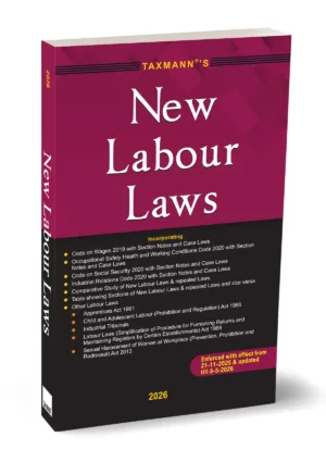 Taxmann New Labour Laws By Taxmann Editorial Board Edition May 2026