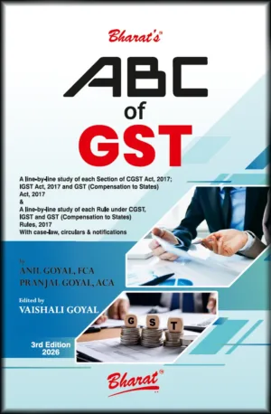 Bharat ABC of GST By Anil Goyal Pranjal Goyal 3rd Edition May 2026