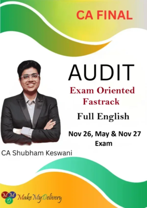 CA Final Audit Exam Oriented Fastrack Full English by CA Shubham Keswani Nov 26 , May & Nov 27