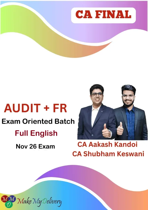 CA Final Audit & FR Exam Oriented Full English Nov 26