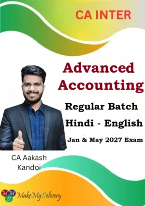 CA Inter Advanced Accounting Regular by CA Aakash Kandoi Jan & May 27