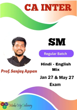 CA Inter Strategic Management Regular by Prof. Sanjay Appan Jan & May 27