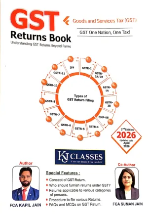 KJ Classes GST Returns Book by FCA Kapil Jain 2nd Edition April 2026