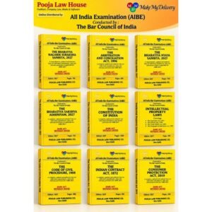 Pooja Law House All India Bar Examination (Bare Acts without Short Notes) Set of 24 Books Edition 2027