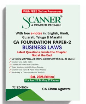 Shuchita Solved Scanner CA Foundation Paper - 2 Business Laws By CA Charu Agrawal Jan & May 27