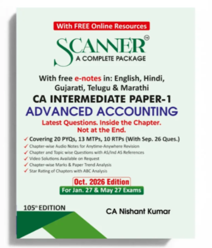 Shuchita Solved Scanner CA Inter Advanced Accounting By CA Nishant Kumar For Jan & May 27
