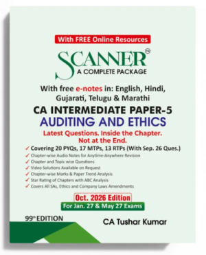 Solved Scanner CA Inter Paper-5 Auditing & Ethics By CA Tushar Kumar Jan & May 27