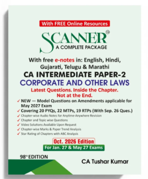 Solved Scanner CA Inter Paper-2 Corporate & Other Law By CA Tushar Kumar Jan & May 27