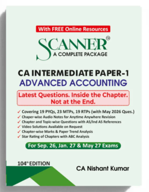 Shuchita Solved Scanner CA Inter Advanced Accounting By CA Nishant Kumar For Sept 26 & Jan 27