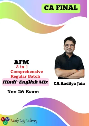CA Final AFM 3 in 1 Comprehensive Regular by CA Aaditya Jain Nov 26