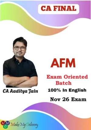 CA Final AFM Exam Oriented English By CA Aaditya Jain Nov 26
