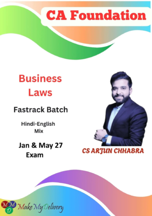 CA Foundation Business Laws Exam Oriented By CS Arjun Chhabra Jan & May 27