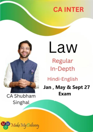 CA Inter Corporate & Other Laws Regular by CA Shubham Singhal Jan May & Sept 27