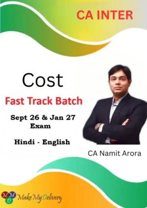 CA Inter Costing Fast track by CA Namit Arora Sept 26 & Jan 27