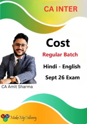 CA Inter Cost Regular By CA Amit Sharma Sept 26