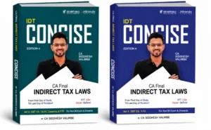CA Final IDT Concept Books By CA Siddhesh Valimbe Nov 26 Exam