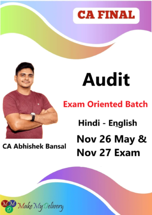 CA Final Audit Exam Oriented by CA Abhishek Bansal Nov 26 May & Nov 27