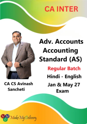 CA Inter Advanced Accounts (Accounting Standard) Regular by CA Avinash Sancheti Jan & May 27