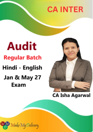 CA Inter Audit Regular by CA Isha Agarwal Jan & May 27